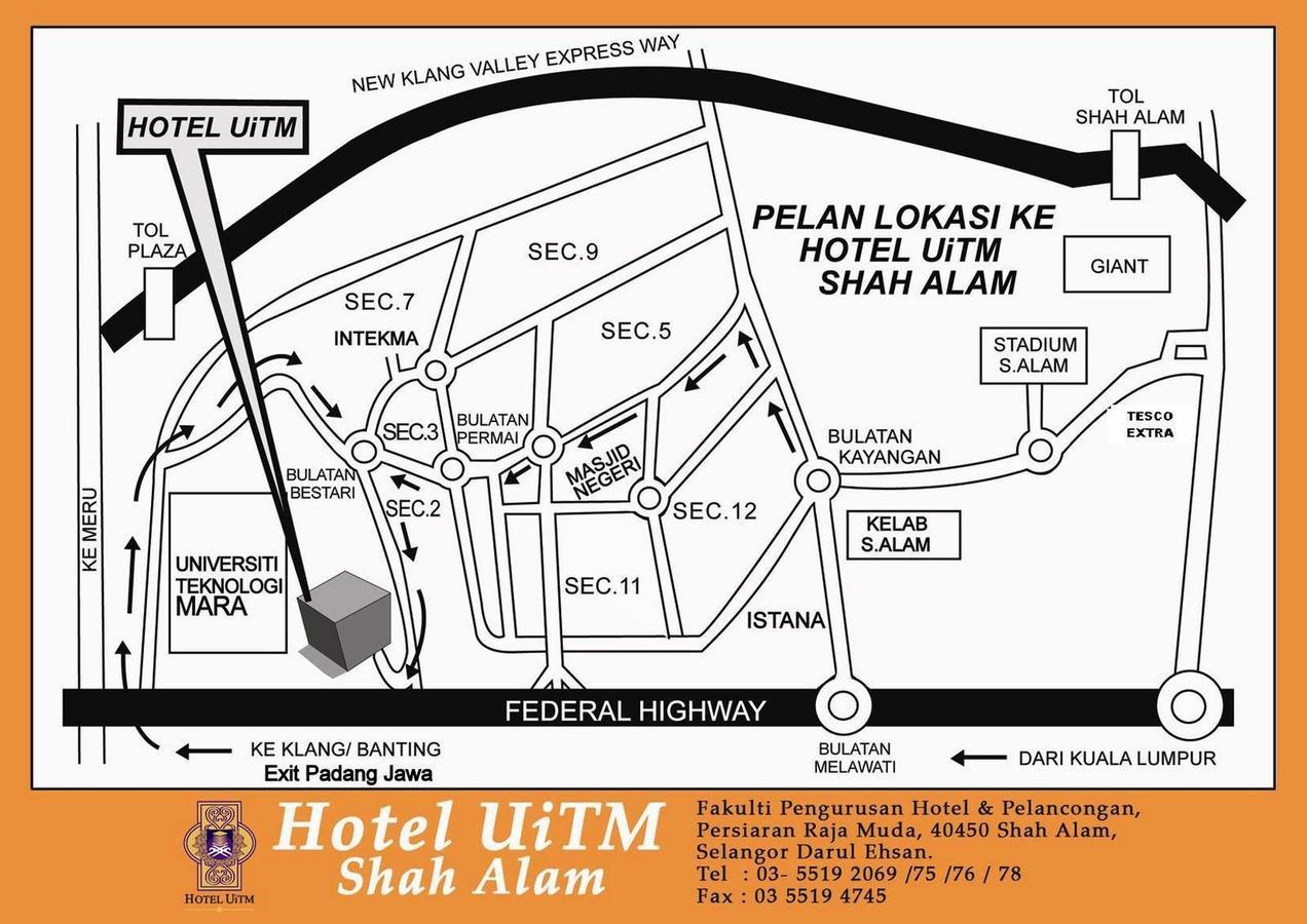 Hotel Uitm Shah Alam Exterior foto
